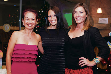 Peggy Abella, Ami Sueyoshi and Bridgette Coughlin
