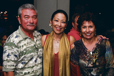Sonny Delgado, Pat Kawakami and Gloria Affigme