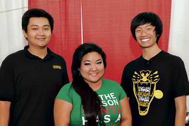 John Nguyen, Jenn Ganeku and Billy Kuan