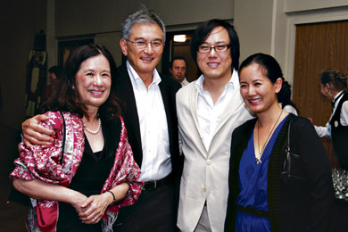 Sharon Wong Kazama and Rod Kazama, and Sinchai and Kori Tsao
