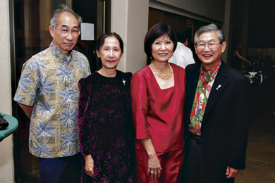 Wing Tek and Chee Ping Lum, Jo-Ann Komori and Larry Takumi