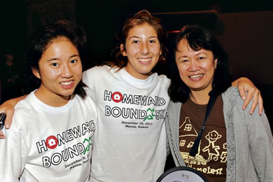 Tama Fukuyama, Maya Grossmann and Connie Mitchell