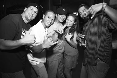 DJ Metal X, Jordan Chow, Cody Keale, Kea Parker and Keola Hubin