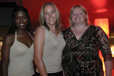 Julie Turner, Amy Leach and Chenell Hunter