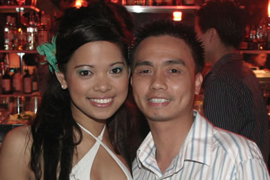 Sarah Silva and Billy Chan