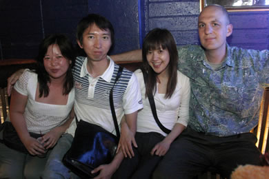 Lena Miyamoto, Toru and Emiko Takahashi and Jeff Rutch