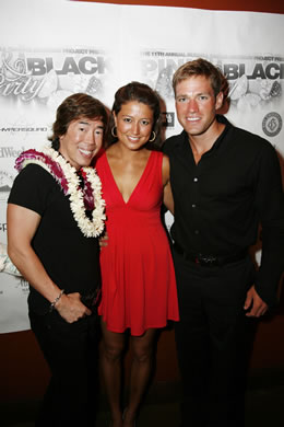 Russell Tanoue,Tessa Horst and Dr. Andy Baldwin