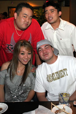 Blake Sato, Melanie and Brandon Ching and Jon Teraizumi