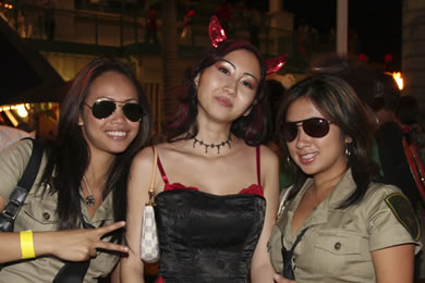 Raquel Santiago, Lily Leong and Tammy Sato