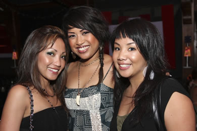 Rochelle Reyes, Elaine Fujii and Nicole Ramis