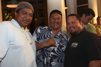 Paul Nihipali, Russell Keao and Tommy Lowery