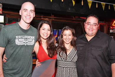 Tyrone Wells, Elina Wells, KellyChang and Kevin Chang