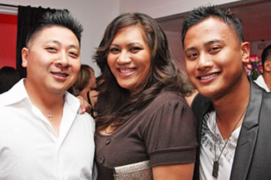 Kenzo Chung, Tasha Brown and KC Aquino