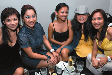 Janet Limos, Tricia Jacalne, Laurie Viloria, Cheryl Castillo and Imelda Mateo