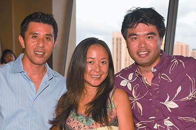 Jim Uyeno, Yukari Whittingham and Kazz Fujita
