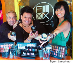 Partners Rick Oliveira, Renee Jensen-Oliveira and Cheryl De Presbiteres created their own makeup line, Fixx Cosmetics