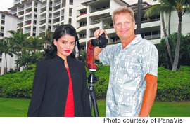 Rohinita Charan and Dave Tonnes of PanaViz provide virtual tours