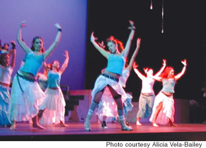 Vela-Bailey is front and center in this Castle High School production