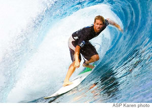 Floridian Damien Hobgood clinched the Globe WCT Fiji title