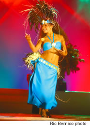 Miss Hawaii 2006 Pilialoha Gaison gets a daily workout as a dancer with Tihati Productions