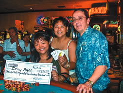 Lucky Zeny Agas won $77,217 during a free trip to Vegas