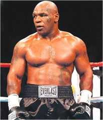 Mike Tyson's not giving it away