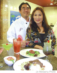 Lily Koi Restaurant and Lounge co-owners Keith Ogata and Julia Wong
