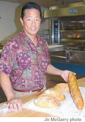 Chris Miura at Mauna Kea Baking Co.