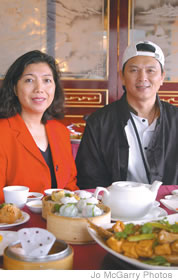 Hong Kong Harbor View owner Li May Tang and chef Chih Chieh Chang