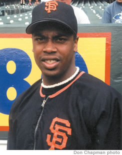 Williams, with the Giants in 2003, will take his puka shells to D.C.