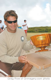 Kai Santos won the first Pyramid Rock body surfing championship at Marine Corps Base Hawaii