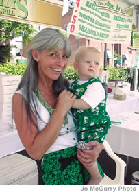 Marion Murphy and her godson, Max, get in touch with their Irish roots