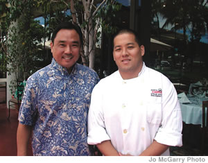 Paul Ah Cook and Nawaii Keko‘olani are ready to welcome guests at Ruth’s Chris Steak House Waikiki this weekend
