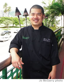 Aaron Fukuda is the executive chef at Sam Choy’s Diamond Head. He’ll be in charge of the buffet on Easter Sunday, so look for some very special dishes.