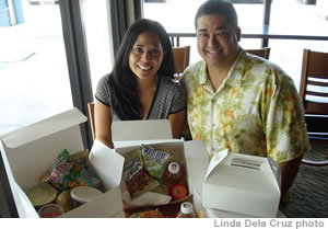 Crystal Evans and Rob Ramsey of Box Lunch Hawaii