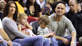 Andre Agassi, Steffi and family