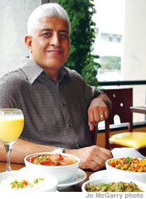 Bombay Restaurant owner Ashwani Ahuja is a selfdescribed perfectionist