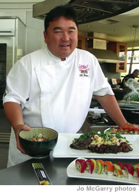 D.K. Kodama’s steaks are aged to add intense flavor as the meat tenderizes. For Father’s Day, d.k’s has Kobe beef for a weeklong promotion