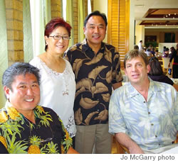 Alan Wong, Gail Ann Chew, Paul Ah Cook and Beau Mohr