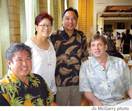 Alan Wong, Gail Ann Chew, Paul Ah Cook and Beau Mohr