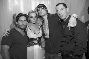 LiLo with Criss Angel and friends at Pure