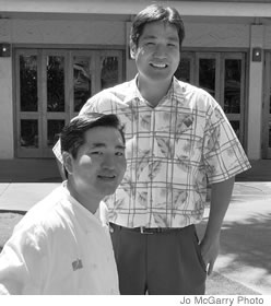 The Willows Chef Jay Matsukawa and managing director Kyle Nakayama