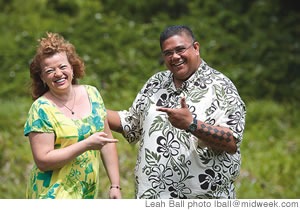 Robi Kahakalau and Sean Na’auao