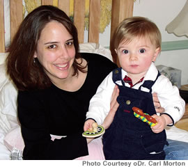 Dr. Morton’s daughter Goldie Hancock and her son Quinn