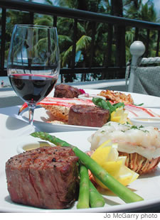 At d.k.’s Steak House in Waikiki, dine after 9 p.m. and receive 25 percent off the entire food check