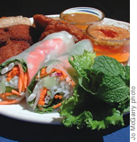 Phuket Thai Restaurant appetizer platter 