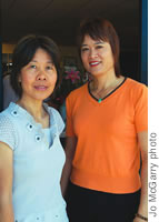 Tina Au and Jessica Chau