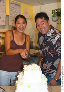 The Wedding Café co-owners Tessa Takekawa and Bryson Dang