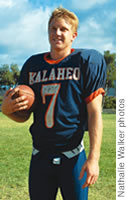 Kalaheo quarterback Cody vonAppen