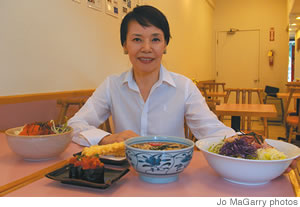 Sushi Land owner Marie Choe